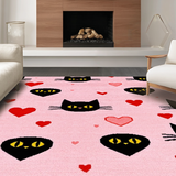 Contemporary Heartfelt Cat Design(Pink)