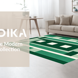 Cozy Rustic Geometric Appeal(Green)