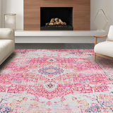 Elegant Muted Medallion Texture Vibe(Pink)