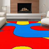 Contemporary Textured Wavy(Red)