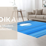 Contemporary Bold Striped Arrangement(Blue)