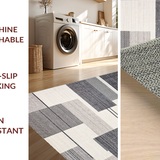 Luxurious Textured Geometric Statement(Gray)