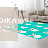 Cheerful Springtime Bunny Tail Design(Blue)