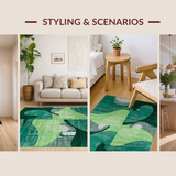 Eclectic Abstract Green Tones(Green)