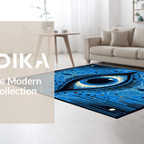 Chic Colorful Tiled Artwork(Blue)