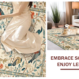 Stylish Rustic Bird Motif(Beige)
