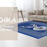 Captivating Contemporary Nature Motif(Blue)