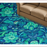 Vibrant Circular Textured Motif(Blue)