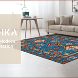 Vibrant Floral Patterned Delight(Blue)