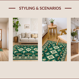 Vibrant Earthy Geometric Aesthetic(Green)