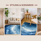 Artistic Ethereal Swirl Composition(Blue)