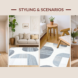 Stylish Modern Symmetrical Motif(Gray)