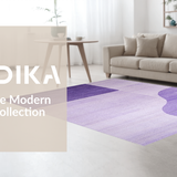 Ultra Soft Area Rug, Non Slip, Stain Resistant, Washable Area Rugs for Living Room, Bedroom, Trendy Solid Color Minimalism(Purple)