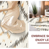 Whimsical Pastel Lattice Arrangement(Beige)