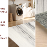 Trendy Neutral Striped Elegance(Gray)