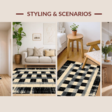 Chic Monochrome Tiled Elegance(Beige)