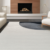 Chic Half Moon Geometric Design(Gray)