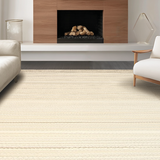 Ultra Soft Area Rug, Non Slip, Stain Resistant, Washable Area Rugs for Living Room, Bedroom, Sleek Contemporary Beige Textural Harmony(Beige)