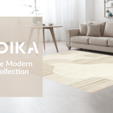 Artful Beige Tiled Composition(Beige)