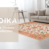 Contemporary Bright Floral Fusion(Ivory)