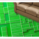 Ultra Soft Area Rug, Non Slip, Stain Resistant, Washable Area Rugs for Living Room, Bedroom, 3D Green City Life Playroom Activity Rug(Green)