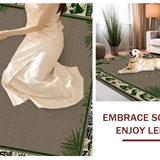 Ultra Soft Area Rug, Non Slip, Stain Resistant, Washable Area Rugs for Living Room, Bedroom, Lively Nature-Inspired Dinosaur Pattern(Gray)