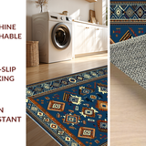 Bold Blue Brown Tribal Aesthetic(Blue)