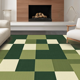 Luxurious Fuzzy Trellis Design(Green)
