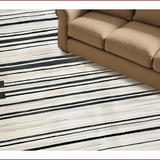 Ultra Soft Area Rug, Non Slip, Stain Resistant, Washable Area Rugs for Living Room, Bedroom, Elegant Earthy Tone Geometric Design(Gray)