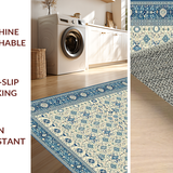 Serene Pastel Trellis Illustration(Blue)