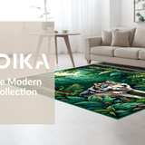 Striking Wildlife Art Design(Green)