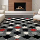 Elegant Striped Patterned Composition(Black)