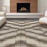 Artful Checkered Tiled Visual Appeal(Beige)