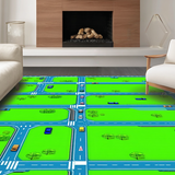 Playful Traffic Green Road Map(Green)