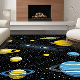 Radiant Outer Space Fantasy Design(Black)