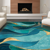 Elegant Transitional Patterned Accent(Blue)