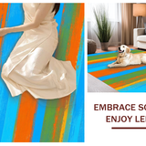 Artistic Fluid Brushstroke Design(Blue)