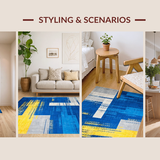 Lively Abstract Color Splash(Blue)