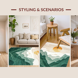 Elegant Round Minimalist Art(Green)