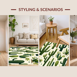 Whimsical Tropical Leaf Composition(Beige)