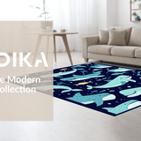 Delightful Oceanic Alphabetic Composition(Blue)