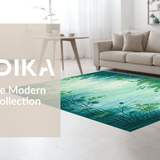 Lush Garden Inspired Artistic Design(Blue)