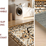 Ultra Soft Area Rug, Non Slip, Stain Resistant, Washable Area Rugs for Living Room, Bedroom, Rustic Earthy Animal Hide Aesthetic(Beige)