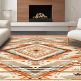 Modern Tiled Symmetrical Arrangement(Orange)