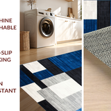 Stylish Minimalist Block Design(Blue)