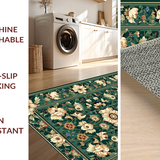 Lush Vintage Floral Elegance(Green)