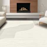 Geometric Cream Wavy Aesthetic(Beige)