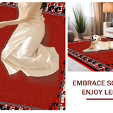 Fun Artistic Halloween Cat Design(Red)