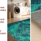 Elegant Light Blue Floral Design(Blue)