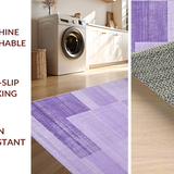 Ultra Soft Area Rug, Non Slip, Stain Resistant, Washable Area Rugs for Living Room, Bedroom, Warm Earthy Tones Aesthetic(Purple)
